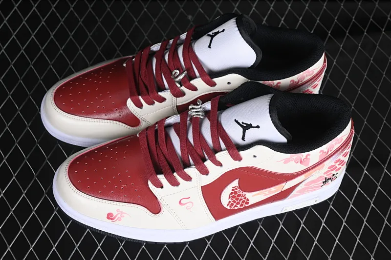 All categories Air Jordan Jordan series basketball shoes Air Jordan 1 Low Air Jordan 1 Low OG AJ1 Joe 1 Year of the Snake limited low-top retro basketball shoes 553558-132